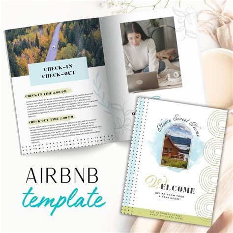 Airbnb Welcome Book Binder Airbnb Template Airbnb Guest Binder