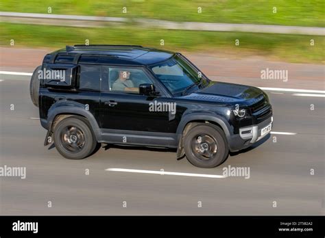 2023 Land Rover Defender V8 With Black Deployable Side Mounted Ladder