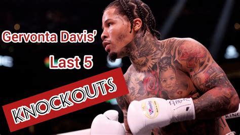 Gervonta "Tank" Davis last 5 Knockouts #boxing #boxinghistory # ...