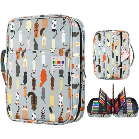 Trousse Crayon De Couleur Avec Emplacements Etui Crayon