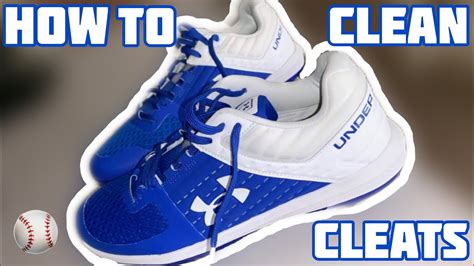 How To Clean Baseball Cleats Youtube