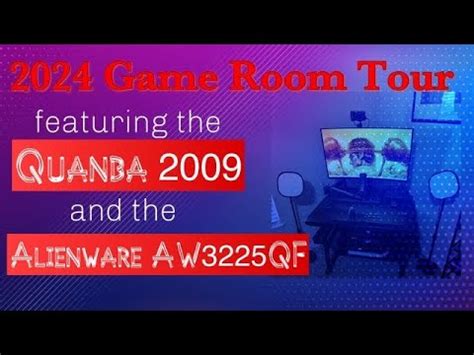 Alienware AW3225QF & Qanba 2009 Dream Arcade/Fightcade setup | 2024 Gameroom Tour - YouTube