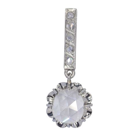 Art Deco Rose Cut Diamond Pendant Jewellery Discovery