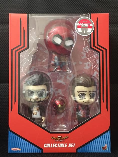 Hot Toys Cosbaby Spiderman Homecoming Tony Stark Ironman Mark XLVII