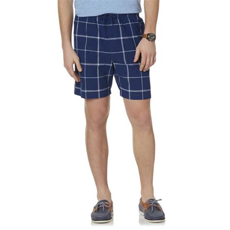 Basic Editions Mens Shorts Plaid