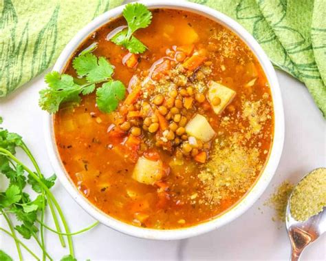 Lentil Potato Soup Recipe Cheap Lazy Vegan