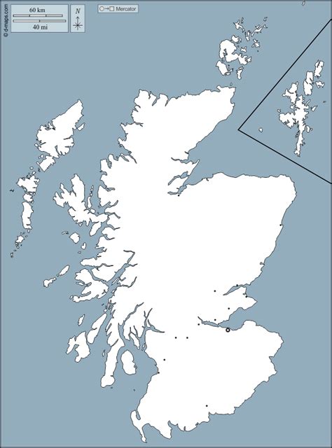 Schottland Kostenlose Karten Kostenlose Stumme Karte Kostenlose