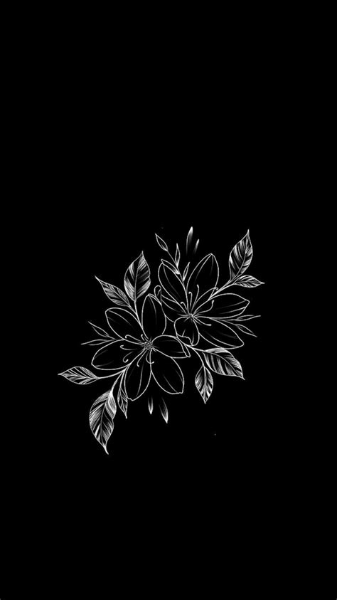 Black Aesthetic Flowers Wallpapers Wallpaper Cave