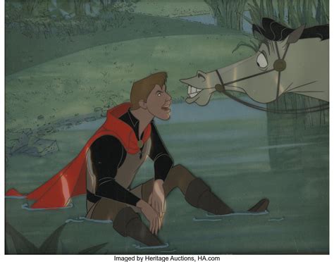 Prince Phillip And Samson Cels From Sleeping Beauty Movietv