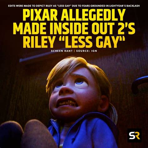 Best 13 Pixar Allegedly Made Inside Out 2s Riley Less Gay In Response To Disney Blaming