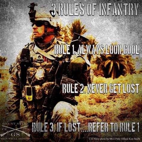 3 Rules Of Infantry Army Strong Us Soldiers Infantry