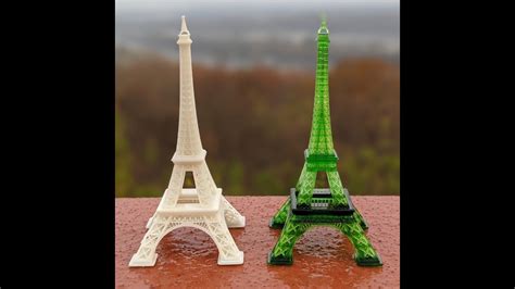 Eiffel Tower D Printing Time Lapse With Anycubic Photon S Resin D