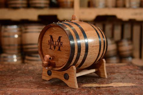 Amazon Liter Custom Personalized Oak Barrel Engraved