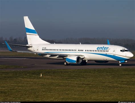 SP ENM Enter Air Boeing 737 8CX WL Photo By Bradley Bygrave ID