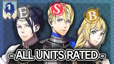 Rating All The Blue Lions Students In Fire Emblem Three Houses Youtube