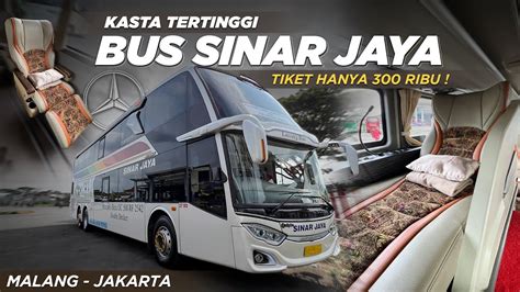 Rp 300 000 MALANG JAKARTA NAIK BUS TINGKAT MEWAH Trip Malang Jakarta