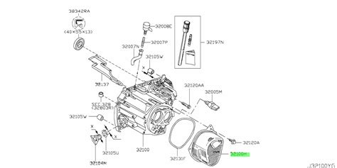 Buy Genuine Nissan 3213100QAB (32131-00QAB) Cover, Case. Prices, fast ...