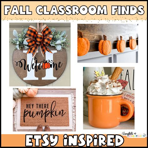 Fabulous Fall Decorations for a Classroom Found on Etsy | Confetti ...