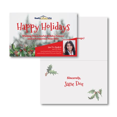 Greeting Cards – Happy Holidays v5 | Realty Connect Store