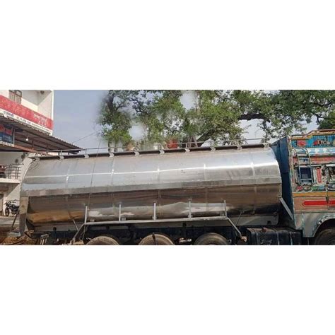 Stainless Steel Horizontal 24000 L Road Milk Tanker At Rs 800000 In Etah