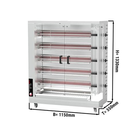 Gas H Hnchengrill Kw Mit Spie En F R Bis Zu H Hnchen Ggm