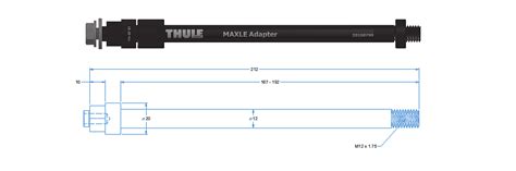 Thule Adapter Do Osi Sztywnej 12 Mm Maxle Lite Trek ABP