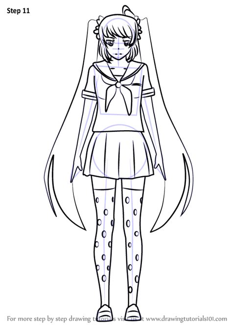 Yandere Anime Coloring Pages