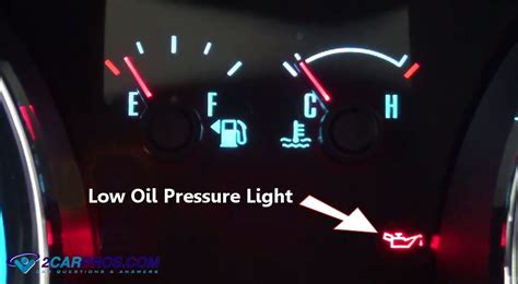 Toyota Highlander Low Oil Pressure Light