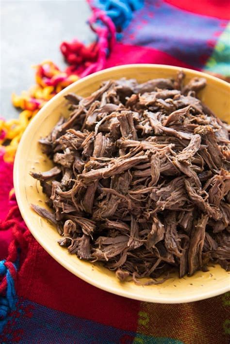 Slow Cooker Mexican Shredded Beef House Of Nash Eats