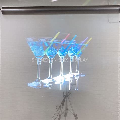 3d Holographic Projection System Rear Projection Films Glass