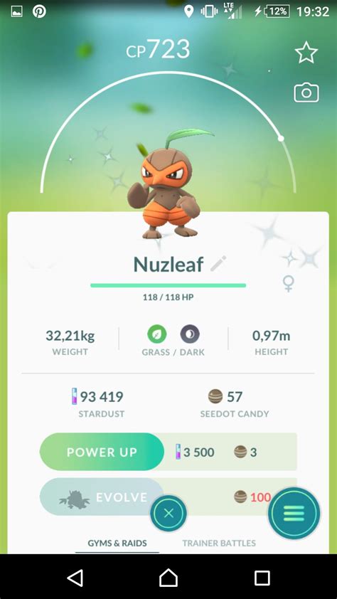 Shiny Nuzleaf | Shiny pokemon, Pokemon go, Pokemon games