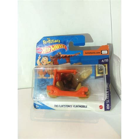Hot Wheels Hw Screen Time Mini Collection The Flintstones Flintmobile Sc By Mattel
