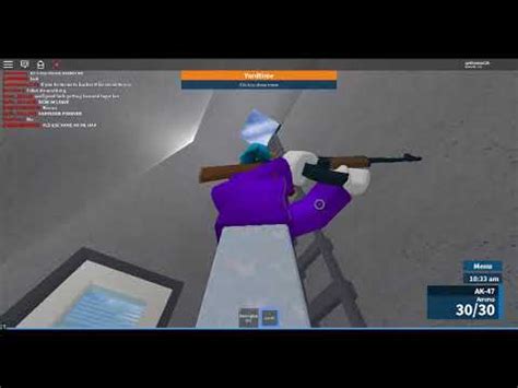 My Gameplay On Prison Life Roblox Youtube