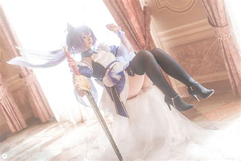 Cosplay Keqing Maid Genshin Impact By Mojitocosplay On Deviantart