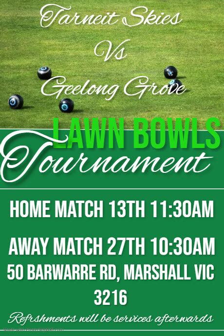 Lawn Bowls Postermywall