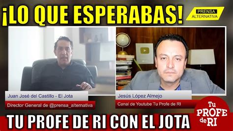 LA ENTREVISTA QUE ESPERABAS TU PROFE DE RI CON EL JOTA PRENSA