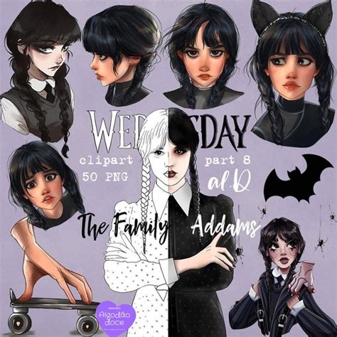 Kit Digital Wandinha Addams Elo Produtos Especiais