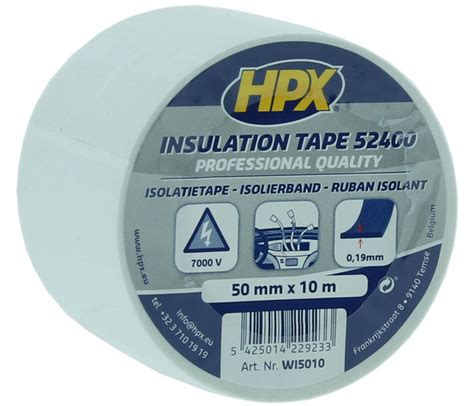 Hpx Nastro Isolante Bianco Mm Metri Al Prezzo Pi Basso Crop