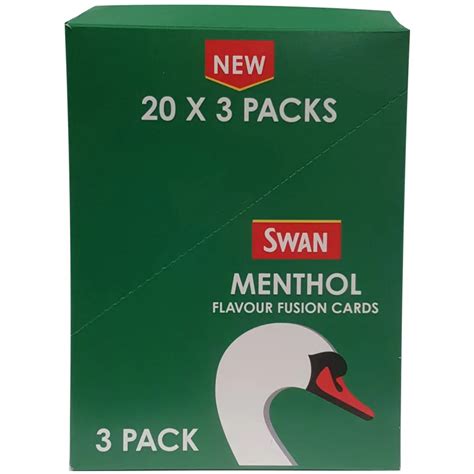 Swan Infusion Menthol Cards Pack Anand International Ltd