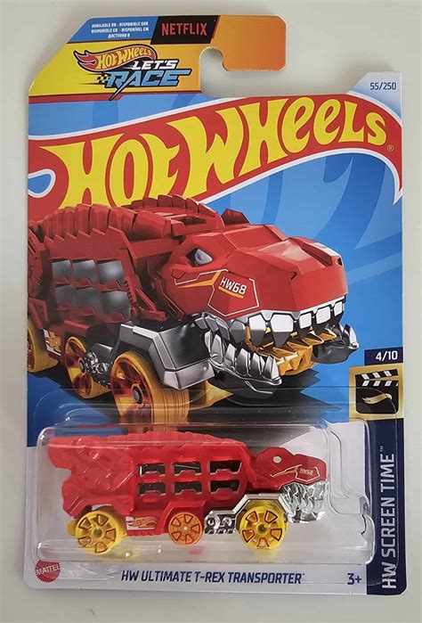 Hot Wheels Screen Time HW Ultimate T Rex Transporter Universo Hot