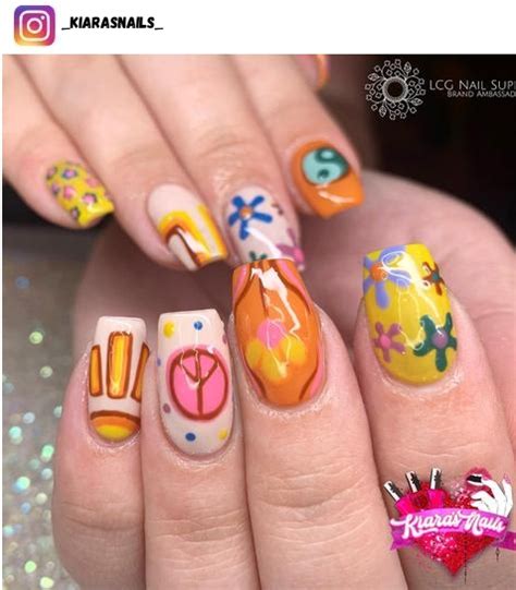 Free Spirited Hippie Nail Designs For Nerd About Town