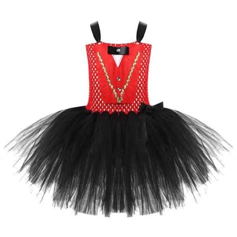 Iefiel Robe Bouffante Enfant Fille Cérémonie Robe De Soirée Sans