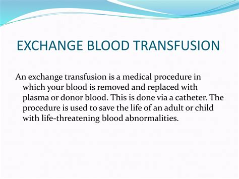 Blood Transfusions Ppt PPT