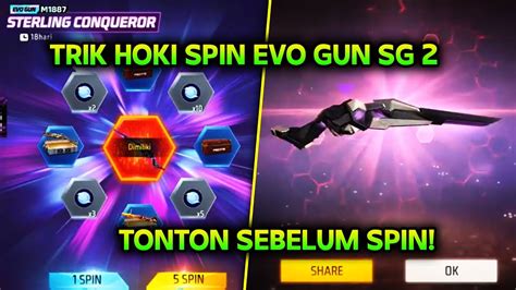 Trik Hoki Spin Evo Gun Sg M Sterling Conqueror Terbaru Ff