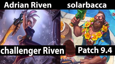 [ Adrian Riven ] Riven Vs Gangplank [ Solarbacca ] Top Adrian Riven