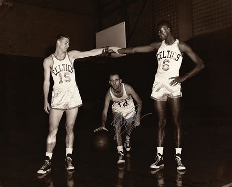 Boston Celtics: Bob Cousy Oversized Signed Photograph | RR Auction