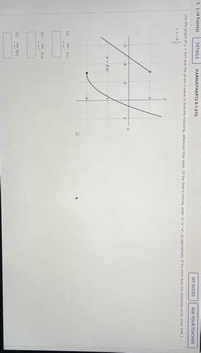 Solved 3 14 Points DETAILS HARMATHAP 12 9 1 010 MY NOTES Chegg