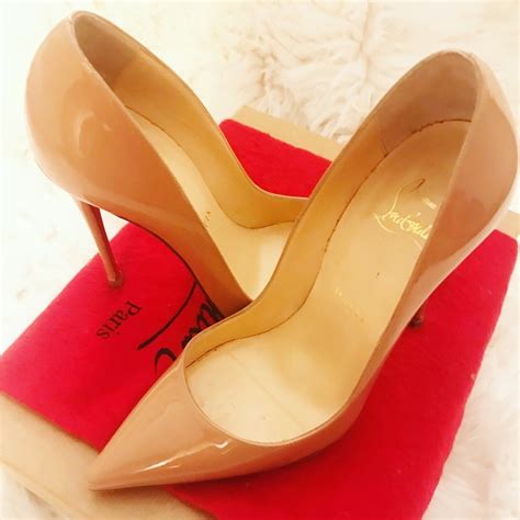 Christian Louboutin So Kate Nude Pumps Size Gem