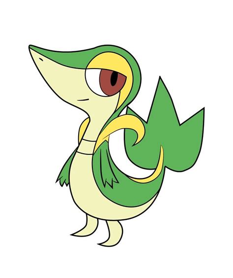 How To Draw Snivy Pokemon Pokedex Pokemon Go Grass Type Pokemon