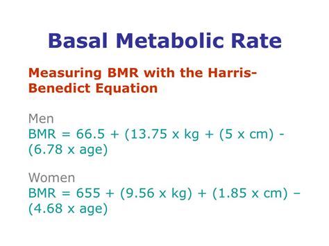 Rumus Bmr Harris Benedict Brain